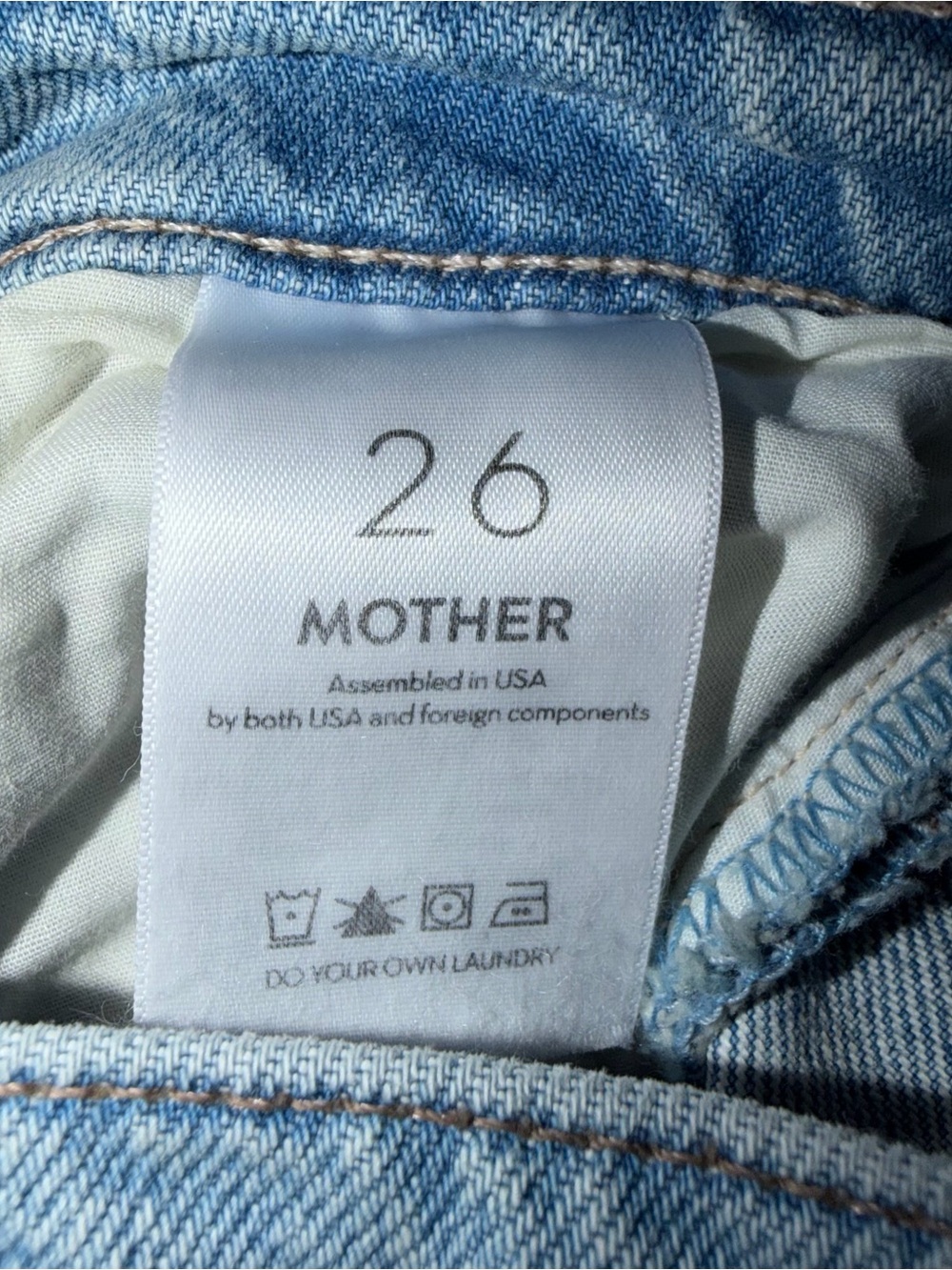 Mother Superior The Hustler Roller Ankle In This Is How I Roll Size 26 NWT Jeans - Picture 11 of 15